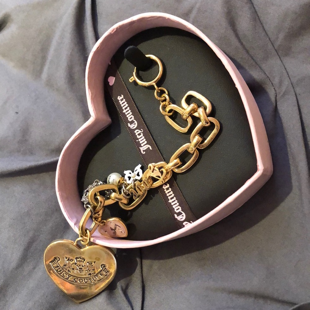 Juicy Couture Gold Charm Bracelet